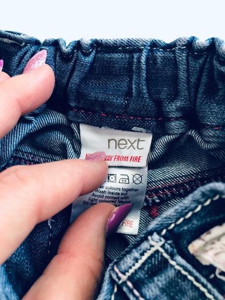 Ob/ džínové kraťasy next - v.12/18 měs., next,86