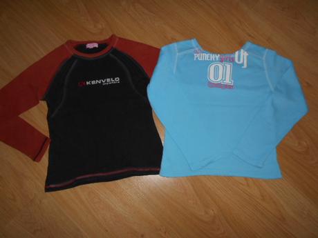 Dívčí trika vel.134 a 134/140 2 kusy, 134