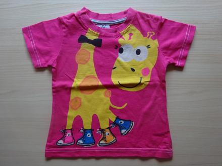 Tričko se žirafou s kr.r., vel. 86, 86