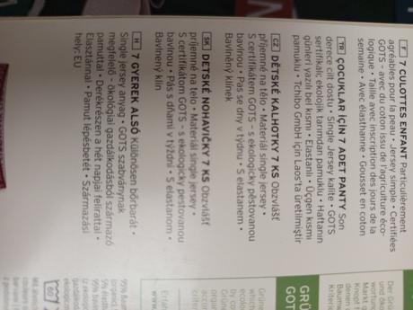 7 ks kalhotek 146/152, tchibo,146