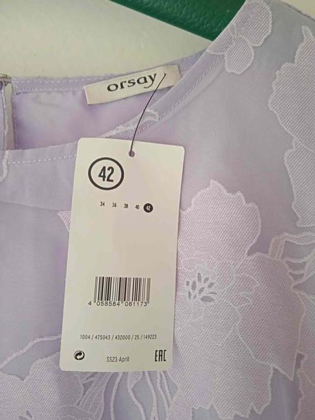 Dámské společenské šaty lila orsay xl 42, orsay,42 / xl