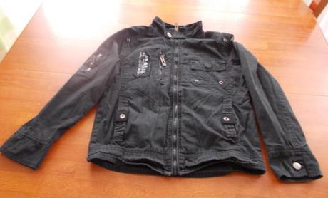 Jarní/podzimní bunda černá rebel, rebel,152