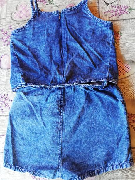 Overal dívčí letní, riflový, vel. 134., 134