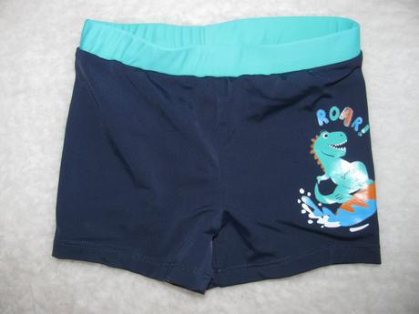 Modré chlapecké plavky s dráčkem, 104