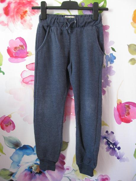 Dětské modré bavlněné tepláky zara, zara,128