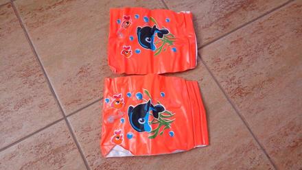 Rukávky oranžové s rybičkami, 