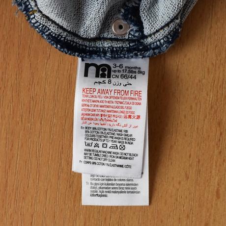 Džíny vel. 3 - 6 m, mothercare,68