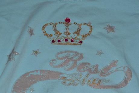 Tyrkysové tričko s kamínky, 128