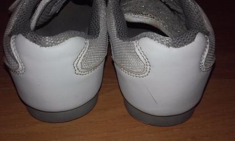 Bielo-strieborné tenisky f&f, 31
