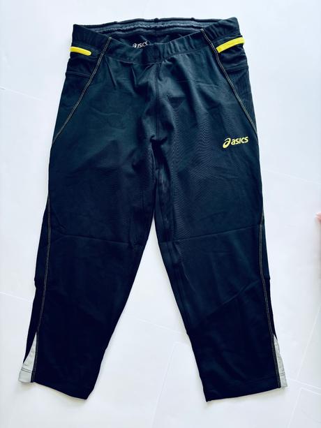 D38/ leginy sportovní 3/4 - v. m, asics,m