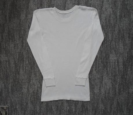 Bílé tričko triko dlouhý rukáv, pleas,134