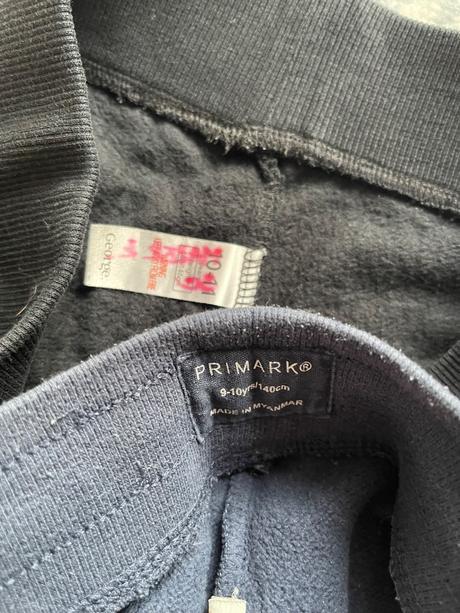 2 teplaky vel.140, 134