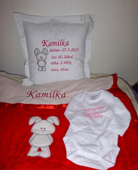 Kvalitní bavlněné pleny - možnost jména miminka,