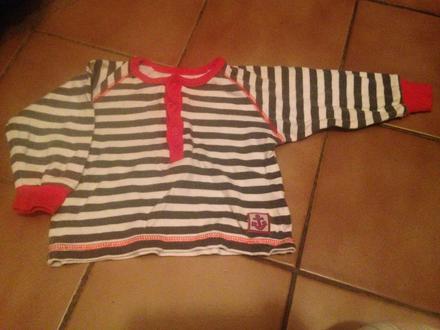 Dětská halenka proužky vel. 62 - 68, frog,62