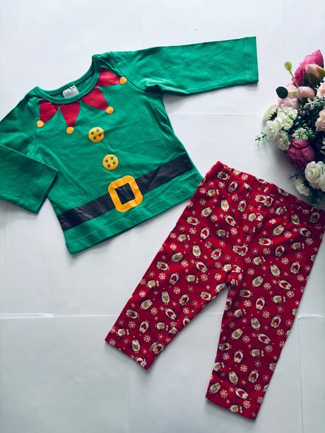 Leginy /triko vánoční - v.3/6 měs., 68
