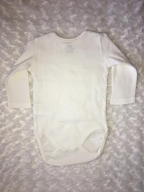 Bílé body h&m, h&m,68