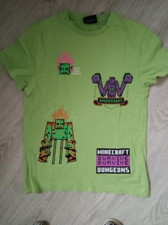 Tričko 146 minecraft, f&f,146