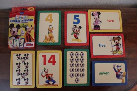 Kartičky - mickey mouse počítání, 