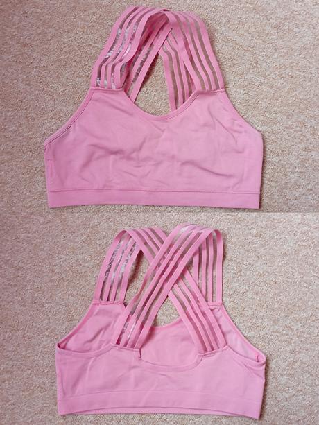 Růžové bolérko - podprsenka vel."s/m", s