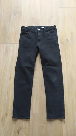 Chlapecké černé rifle / džíny zn. h&m vel.146, h&m,146