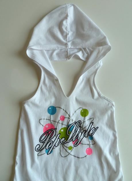 Dámská tričková šatovka s kapucí vel. 34-36 / s, terranova,s