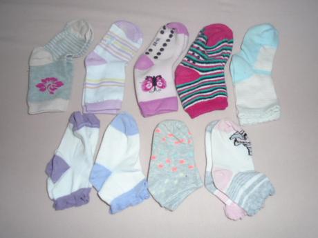 Ponožky 9x  10-12 cm, 21