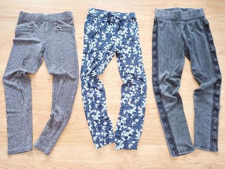 Legíny+kalhoty vel.128-140, h&m,128