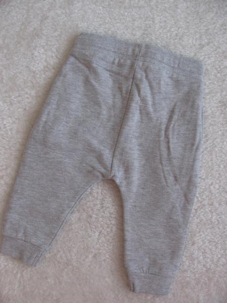 Šedé bavlněné tepláky, střik- unisex, matalan,80