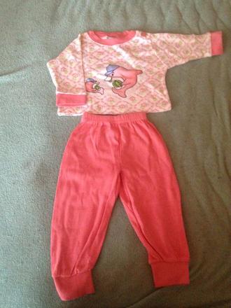 Dvoudílné dívčí pyžamo, panda,62