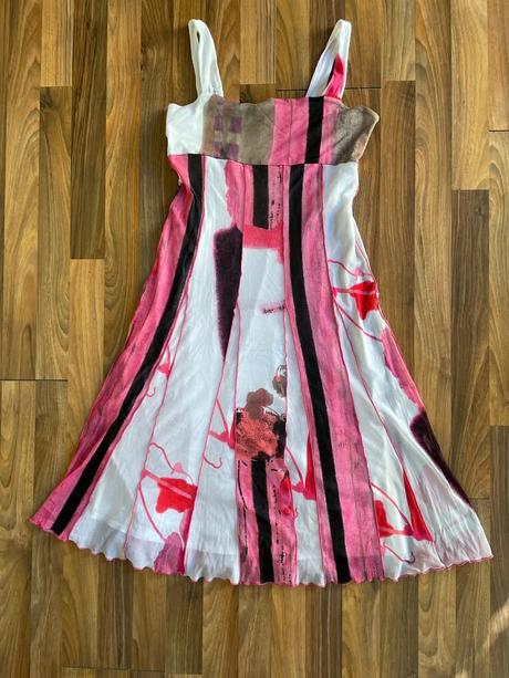 Síť šaty se vzorem, vel m/l, tia, m