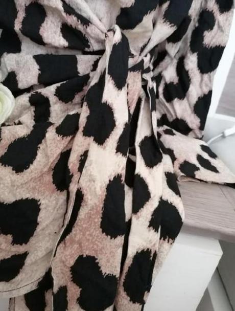 Tygrované šaty, h&m,s