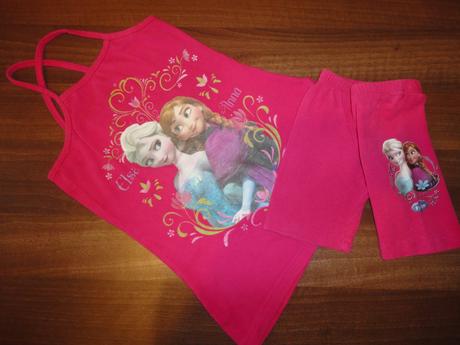 Šaty + kraťase ledové království, disney,92