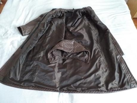 Nový hnědý kabát od švadleny vel. 48/50, 46 / 48