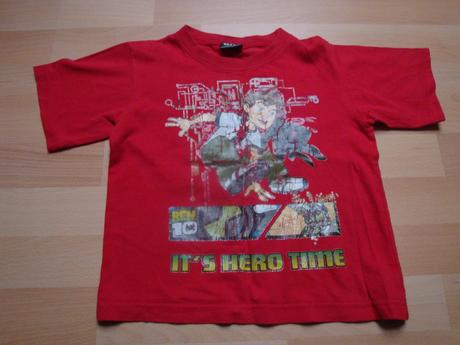 Tričko ben10 - červené, vel. 110/116, 110