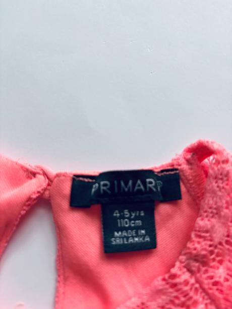 Ob/ šaty s krajkou - v.4 roky, primark,104