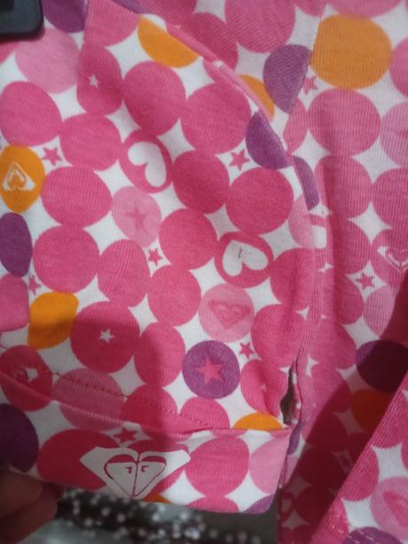 2krát puntíkaté body roxy + čepice roxy, roxy,80