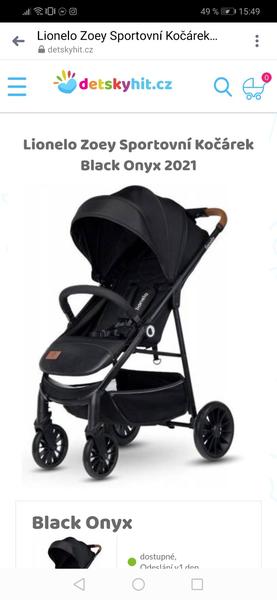 Zkušenosti s kočárkem Lionelo Zoey Black Onyx 2021?