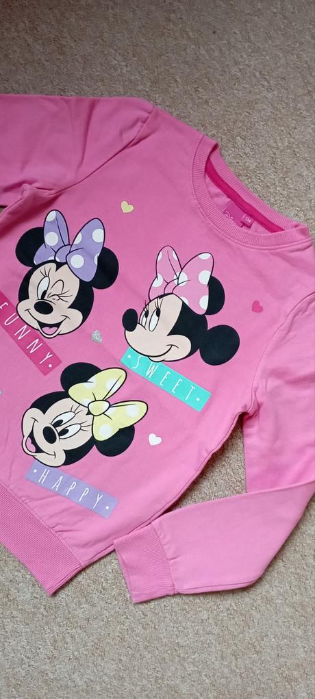Mikina s minnie zn."disney" vel."134", disney,134
