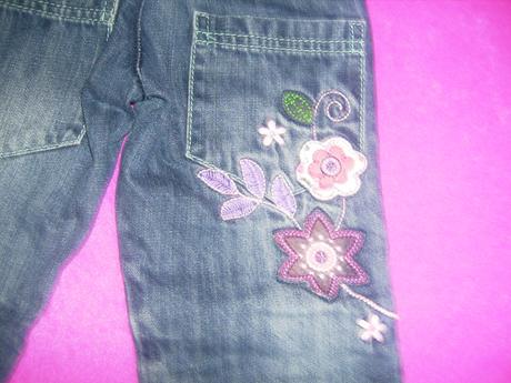 Holčičí džíny zn.marks/spencer s vyšíváním,vel.98 , marks & spencer,98
