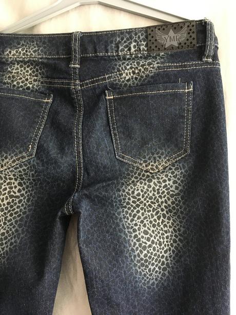 Vel. 158 modré bokové dívčí džíny, 158