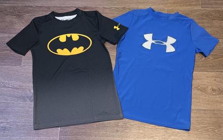2 ks sportovní trička under armour vel.ymd 137/147, under armour,134