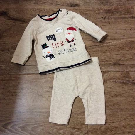 Krásný vánoční set - mikina+legíny, 56