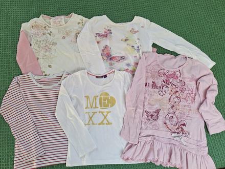 Tričko top dlouhý rukáv vel. 122 / 128, 122