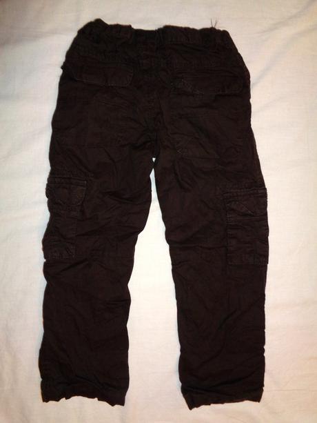 Čoko hnědé kalhoty kapsáče podšité bavlnou, palomino,116