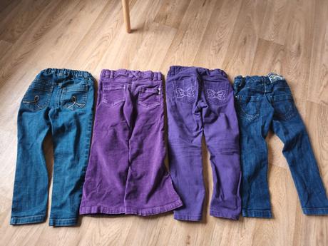 4krát džíny skinny kalhoty h&m next topolino, next,104