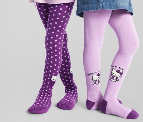 2-pack punčocháče tchibo hello kitty vel. 134/140, tchibo,134 / 140