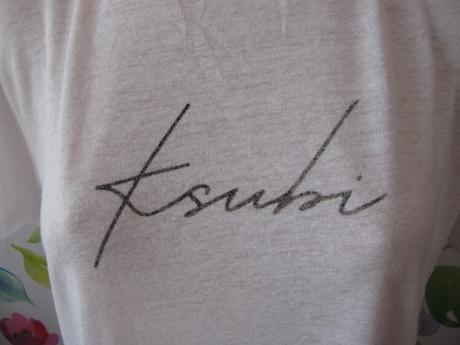 Dámské lněné bílé tričko ksubi, s