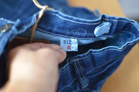 Džíny 3/4 vel. 8 let, 128