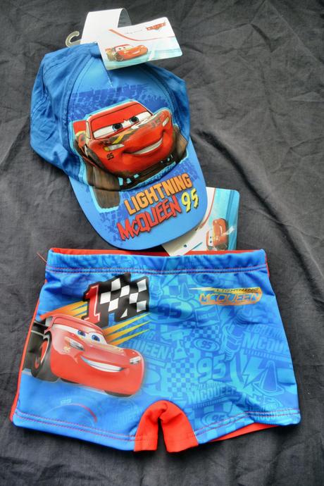 Plavky a kšiltovka cars v.110/116, disney,110 / 116