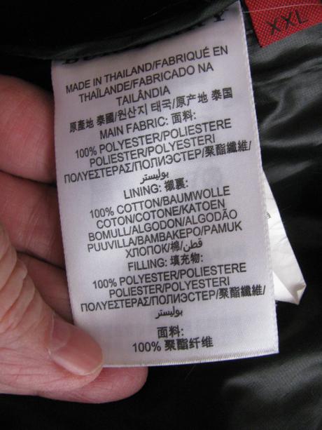 Černá zimní prošívaná bunda burberry, burberry,xxl